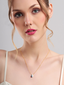 จี้โอปอลทรงหยดน้ำพร้อมสร้อยคอหินธรรมชาติสีทอง ดีไซน์มินิมอลสไตล์โบโฮ ของขวัญสำหรับผู้หญิง - Product Image 2