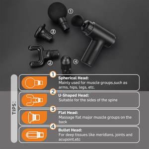 D0090 Productos de tendencia 2025 Productos al por mayor Pistola de masaje OEM Aceptar mini massagepistole massageger T pistola de masaje portátil - Product Image 5