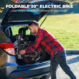 En stock, livraison directe, VARUN, vélo de loisirs pliable de 20 pouces, moteur 500W, autonomie de 60 km, 32 km/h, campus, couples, entrepôt américain - Product Image 6