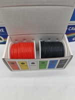 Fil de silicone souple résistant à la chaleur, kit de 5 couleurs, câble torsadé 24AWG, cuivre étamé, automobile, indice de protection IP67, 450V/750V