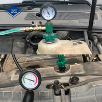 Kit de testeur de pression de radiateur universel et détecteur de fuite de système de refroidissement sous vide 28 pièces pour l'entretien automobile