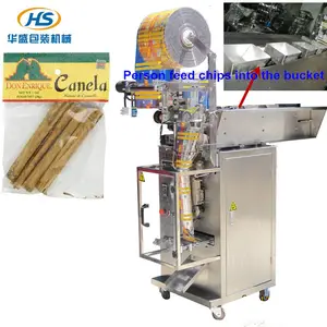 Dry cinnamon stick packaging machine semi automatic sachet packing machine cheap price