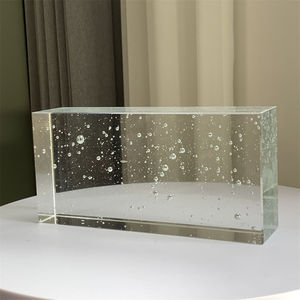 ADEL ADL1326CGB Blocs de verre solides plats écologiques résistants au feu et durables pour la décoration extérieure des bâtiments - Product Image 2