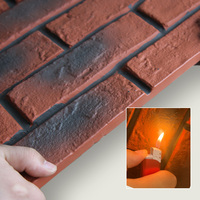 Proveedor OEM de Primera Calidad, Revestimiento de Pared Exterior de Plástico con Diseño Tradicional de Ladrillo PU, Impermeable y con Función Antihumedad