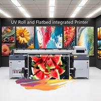 Impresora de Inyección de Tinta UV Automática Nueva Epson I3200 o Ricoh G5/G6 con Rodillo y Cama Plana para Materiales Flexibles y de Cuero