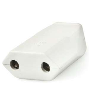 mvil blanca de 10 a, 4.8 mm; idéal pour connecter des appareils électriques et faciliter la mobilité dans les espaces. - Product Image 1