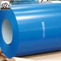 Bobine d'acier prélaqué couleur RAL PPGI PE PVDF, tôle d'acier galvanisé prépeinte pour revêtement mural extérieur et porte de garage