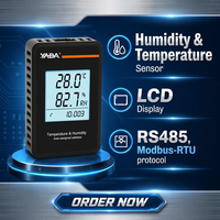 Sensor de Temperatura y Humedad con Control Remoto LCD RS485 Modbus RTU para Centros de Datos Industriales y Almacenes, Venta al Por Mayor de Fábrica OEM