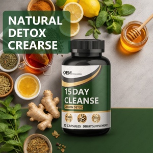 Cápsulas de Desintoxicación y Limpieza de Colon a Base de Hierbas, 15 Días, para la Salud Intestinal y el Revestimiento del Intestino, Suplemento para Adelgazar - Product Image 3