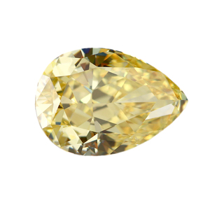 Pierres CZ 5A, facettées en bas, de forme <span class=keywords><strong>poire</strong></span>, de couleur <span class=keywords><strong>jaune</strong></span>, zircone cubique, prix au carat, de Provence Gems - Product Image 2