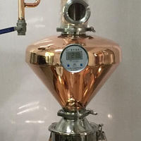 Alambic de reflux en cuivre à double usage pour eau et alcool, équipement de distillation de whisky domestique, prix de gros, vente chaude