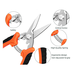 Promotional 3 Pcs Garden Flower Shears Pruning <strong>Scissors</strong> Bypass Garden Pruner for Yard Gardening - Product Image 4