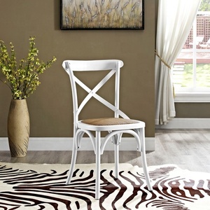 Siège nordique en <span class=keywords><strong>rotin</strong></span> naturel x-back, cadre en bois massif, <span class=keywords><strong>chaise</strong></span> d'appoint pour <span class=keywords><strong>salle</strong></span> <span class=keywords><strong>à</strong></span> <span class=keywords><strong>manger</strong></span>, <span class=keywords><strong>chaise</strong></span> de Restaurant - Product Image 1