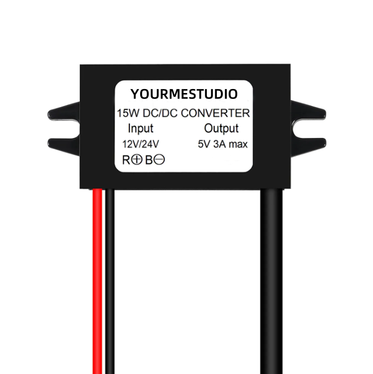DC-DC Wandler 12V Auf 5V USB 3A 15W – Step Down M Produktbild-Vorschau 2