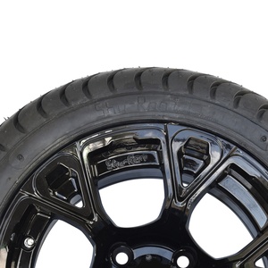 12 Inch New Style Black <b>Golf</b> Cart Wheels and Tires SRGCTW-216 <b>Golf</b> Cart Accessories SRGCTW-216 - Product Image 4