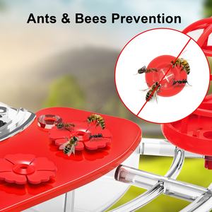 Mangeoire à oiseaux avec caméra intelligente BF11 Accessoire Perche étanche à la pluie Extérieur Mangeoire à colibris en plastique suspendue avec suif et bouteille d'eau - Product Image 6