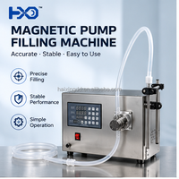 Machine de remplissage semi-automatique de bureau à pompe magnétique haute précision pour huile comestible, savon liquide, détergent en bouteilles, bocaux et bidons