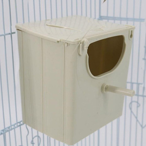 Gabbia per Uccelli <span class=keywords><strong>di</strong></span> Alta Qualità, Casetta per Uccelli Bianca, Scatola per Riposo e Riproduzione <span class=keywords><strong>di</strong></span> Pappagalli e Piccioni, Nido Durevole in Plastica per l'Allevamento <span class=keywords><strong>di</strong></span> Uccelli Domestici - Product Image 4