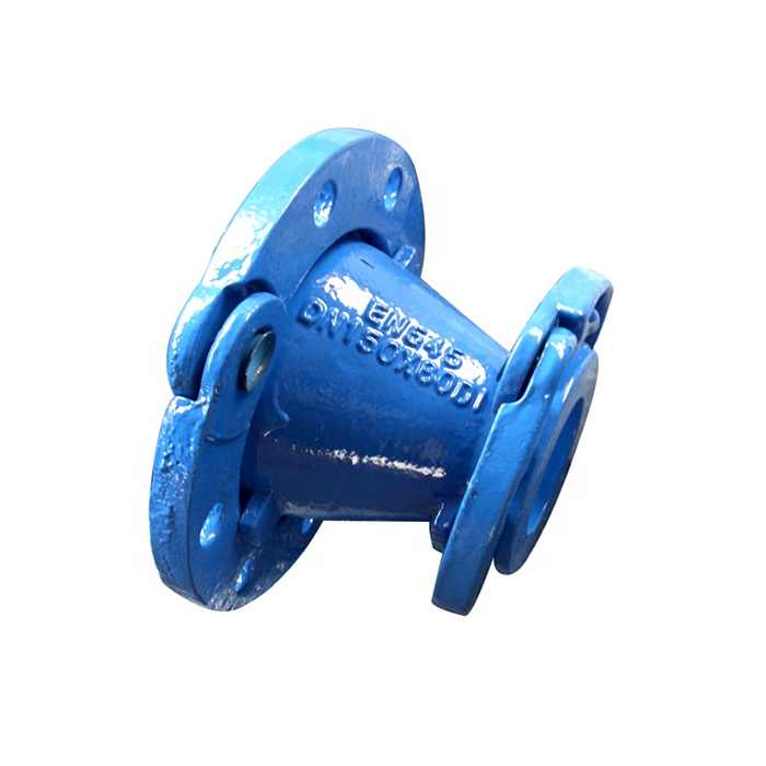 ISO2531 ductile cast iron DCI fittings double loosing flat flanged taper DN200 PN10
