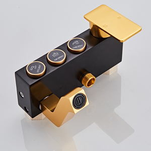 Đơn xử lý nhôm tắm thiết lập với mềm mưa Vòi sen đầu cho khách sạn phòng tắm không gian Đen rainshower vòi <span class=keywords><strong>3</strong></span> Booster vòi phun - Product Image 3