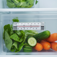 Termometer Kulkas Freezer Tahan Air Tanpa Listrik 2025 SW DIAL Display untuk Lemari Es Plastik -40C 20C Range