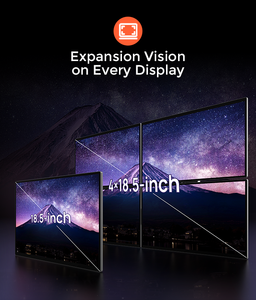 Moniteur <span class=keywords><strong>portable</strong></span> triple écran de 18,5 pouces pour la productivité de nouvelle génération, type C, facile à transporter, connexion par un seul câble, extension d'écran - Product Image 3