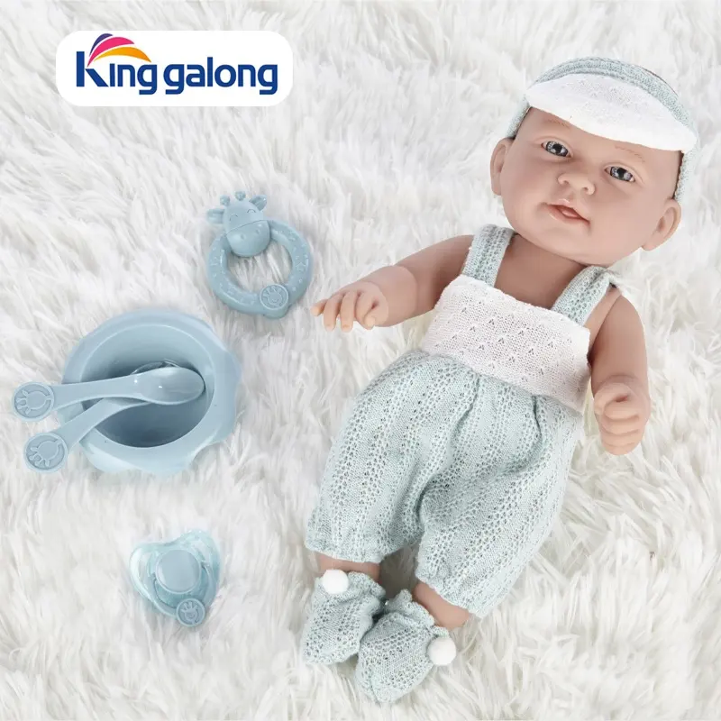 Amazon Hot Sales Wholesale Soft Newborn Doll Set Real Lifelike Realistic Baby Silicone Reborn Dolls