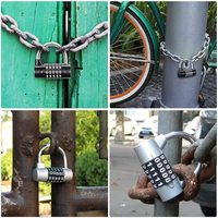 Cadenas de sécurité moderne à 5 chiffres pour l'école, la salle de sport et l'extérieur, avec haute sécurité