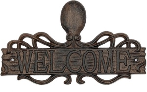 Antique Style Cast Iron Wall Welcome <strong>Plaque</strong> <strong>for</strong> <strong>Garden</strong> Decoration - Product Image 2