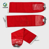 Sac filtrant à poussière réutilisable en tissu rouge, haute efficacité 99,9 %, pour aspirateurs Eur-eka Sanitaire SC600 SC800, usage garage et voiture # 660630