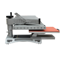 Presse à chaud semi-automatique à plateau plat pour l'impression sur t-shirts et vêtements, zones d'impression 40x50cm et 40x60cm, nouvelle certification CE
