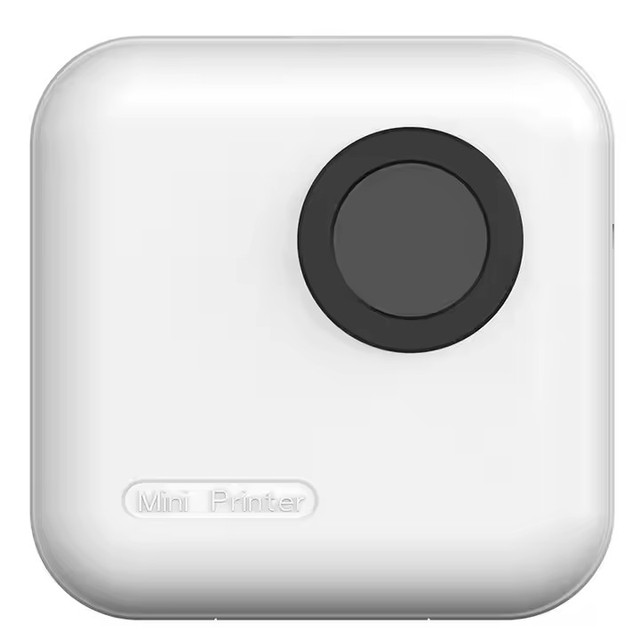 Compact Mobile Photo Printer BT Connected Thermal Device Pocket Sized Adhesive Image Printer No Ink Required