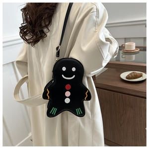 Nouveau design mignon Sac à bandoulière rond petit format pour fille motif dessin animé - Product Image 4