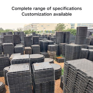 산업용 EN124 주철 맨홀 커버, 여러 하중 용량의 600mm 직경-둥근 <span class=keywords><strong>600</strong></span> 직경의 맨홀 커버 - Product Image 5