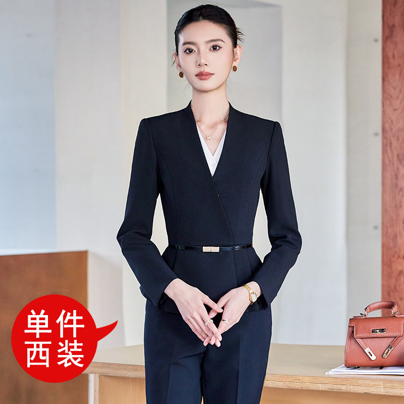 black suit
