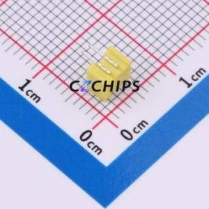ZX-MX1.25-2PWZ-Y Wire-to-Board Pin Header Bent Lead Through Hole,P=1.25mm 1x2P 1.25mm Right Angle Insert PicoBlade (MX 1.25) - Product Image 2
