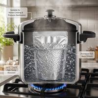 Sacs sous vide personnalisés imprimés, qualité alimentaire, résistants aux hautes températures (121°C), en feuille d'aluminium, anti-humidité, pour viande, fruits de mer, gelée, prêts à l'emploi