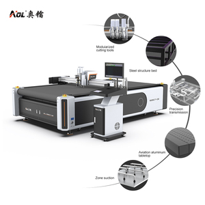 Máquina de Corte de Alfombrillas para Automóviles AOL 1625 1825 2125 con Cuchilla Oscilante de Alimentación Automática - Product Image 2