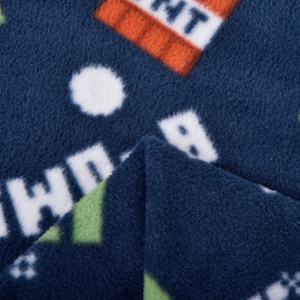 100% Polyester Fleece Fabric 260GSM 150CM Print Pixel Double Brushed for Children's Blankets Loungewear <strong>Hoodies</strong> - Product Image 4