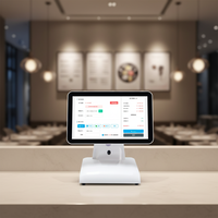 Caja Registradora POS de 15 Pulgadas, Software Inteligente Todo en Uno, Sistemas POS Android, Terminal de Caja para Minoristas y Restaurantes