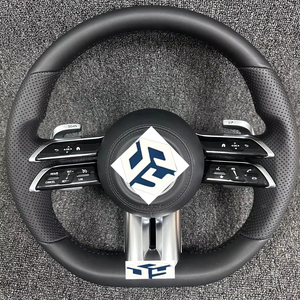 Volant en cuir personnalisé avec design libellule pour <span class=keywords><strong>Mercedes</strong></span>-Benz AMG C63 W222 W213 W221 W205 W204 S300 S320 <span class=keywords><strong>E200</strong></span> E63 - Product Image 1