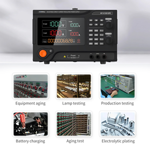 แหล่งจ่ายไฟฟ้ากระแสตรงแบบปรับค่าได้ MYAMI MY-K10010PE 100V <span class=keywords><strong>10A</strong></span> 1000W สีดำ สำหรับการทดสอบการเสื่อมสภาพ พร้อมตัวตั้งเวลา ปรับได้สำหรับการทดสอบ 5A <span class=keywords><strong>10A</strong></span> - Product Image 6