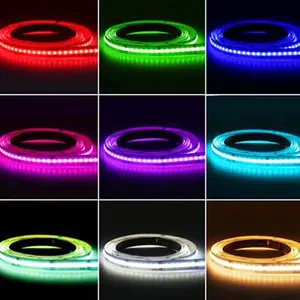 CRI 90 10W LED COB Light 528leds dc24V 12V LED สมาร์ท Strip ไฟสําหรับห้องนอน DIY เปลี่ยนสี LED Strip แสง