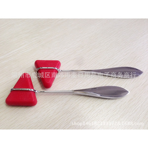 Martillo de percusión Rain de 18 cm, de aleación de zinc y PVC, triangular, para uso médico. - Product Image 1
