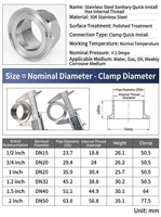 Adaptador de Tubería Sanitaria de Acero Inoxidable CNJS, Conexión Hexagonal Macho, Rosca BSP/NPT, Baja Presión, 304, Venta Directa de Fábrica