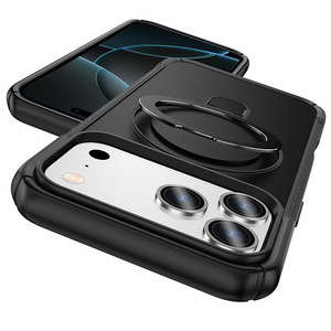Hot Sale Matte Magnetic Kickstand Phone Case For iPhone 18 17 Pro Max Shockproof <b>Wireless</b> Charging Protective Cover - Product Image 3