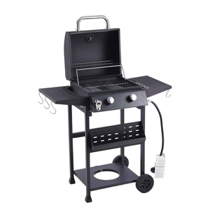 <span class=keywords><strong>Barbecue</strong></span> à gaz d'extérieur avec grande surface de cuisson, panier de rangement supérieur, OEM pour événements festifs et équipements de réunion - Product Image 6