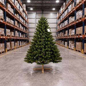 Árbol de Navidad Artificial 3D de Polietileno de Alta Calidad, Venta Directa de Fábrica, para Decoración del Hogar - Product Image 1