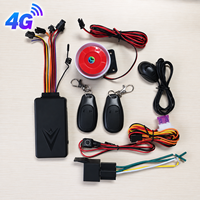 Traceur GPS 4G mondial avec sirène d'alarme, télécommande, dispositif de suivi GPS pour véhicule, localisateur pour voiture, protocole GT06, coupure moteur