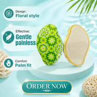 Lime à pieds portable en verre nano en forme de mangue, impression personnalisée, épilateur indolore, vente chaude